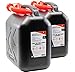 Produktbild 2x Benzinkanister 10L Kraftstoffkanister Reservekanister UN-Zulassung schwarz S