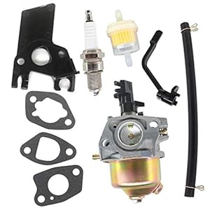 AISEN Vergaser mit Dichtung Benzinfilter Benzinschlauch Zündkerze Isolierplatte für Matrix PG 3010-F Stromerzeuger Stromaggregat Generator