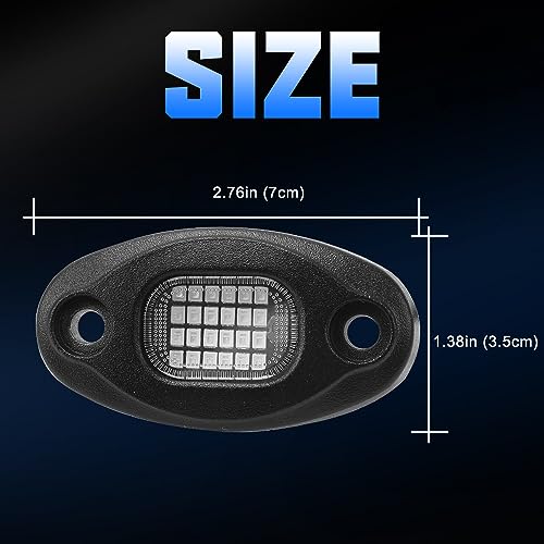 6 Luz Azul para Vehículos SUNPIE 6 Pods Metal miniatura 4