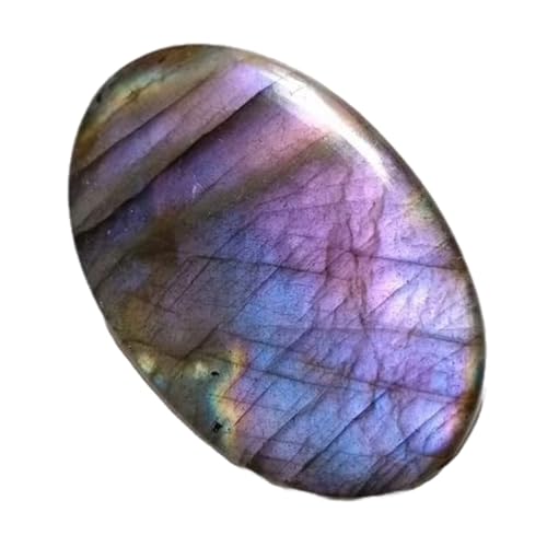 Labradorite violette cabochon ovale 40x25mm pour création de bijoux DIY