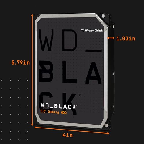 Western Digital 4TB WD ブラック ゲーミング内蔵ハードドライブ HDD WD4006FZBX の商品画像 1