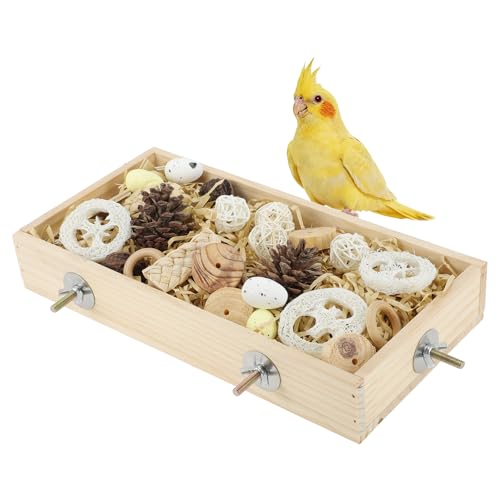 GLIDESMOOTH Bird Foraging Toys Box