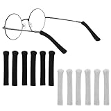 UCUNJIA almohadillas gafas,patillas gafas,6 pares, suaves y cómodos, adecuados para gafas de miopía, gafas de sol y presbicia, etc.