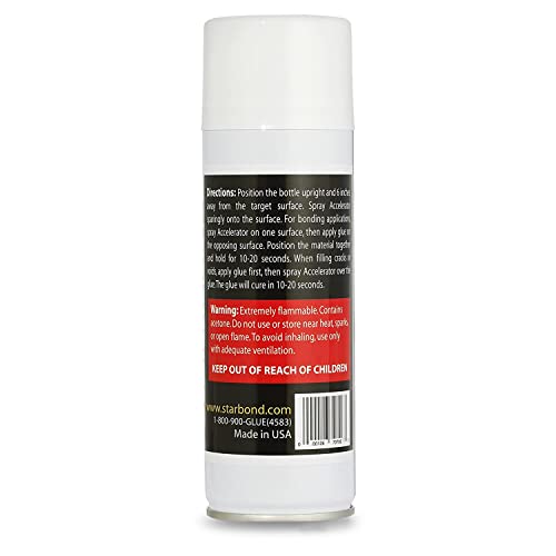 Starbond Ca Glue Accelerator - Instantly Dries Super Glue (6 Ounce) #TOP4