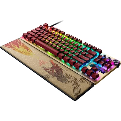 Huntsman V3 Pro Tenkeyless Counter-Strike 2 Dragon Lore - Analogue optical TKL e-sports PC keyboard without numeric keypad - Snap Tap - Rapid Trigger - QWERTY US layout | Dragon Lore - Tastiera gaming - Immagine 10