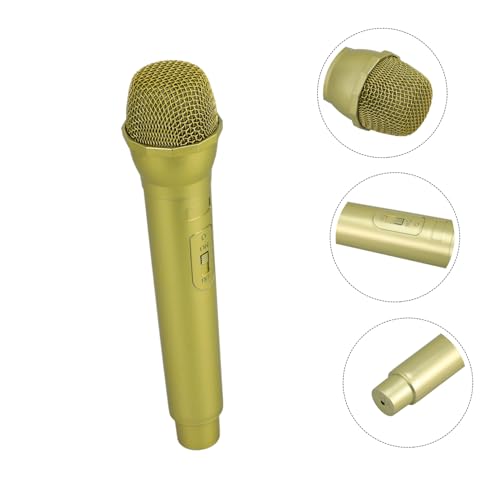 Cabilock 1 Unidade Microfone De Simulação Pequeno Pretendente Microfone Infantil Suporte De Microfon