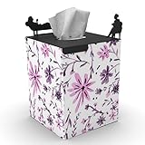 In HER Treatment - Metal Decorative Cover for Square Tissue Box, Tissue Box Holder, Gifts for Psychologists, Therapists, Psychotherapists, School Psychologist Gifts, Psychology Teacher Gifts