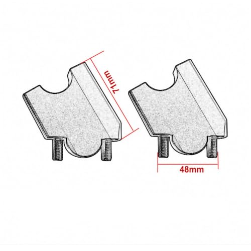 Adaptador de abrazadera de aluminio resistente para Yamaha XT1200Z 3