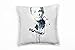Paul Sinus Art Sheldon Cooper Coussin décoratif canapé canapé 40 x 40 cm, Microfibre, Beige, Bezug mit Füllung