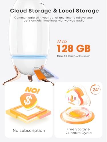 Dog Camera with Treat Dispenser — close-up of materials and construction quality
