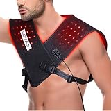 DGYAO New Shoulder Pain Relief Wrap Red Light & Infrared Light Therapy Flexible Wearable Deep Therap