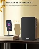 MEVOSTO Active Bookshelf Speakers 36W RMS - BT 5.4 Wireless PC Speaker with 5'' Woofer, Studio Monitors with USB Digital Audio Transfer AUX RCA Optical Input for Record Player/TV/Computer Turntable - Image 5