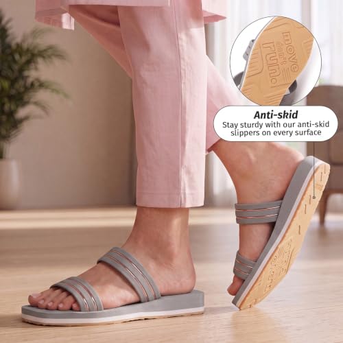 Image of YOHO Indiglo Stylish & Comfortable Flats for Women | Lightweight, Anti-Skid, Orthopedic, Cushioned Footpharma Footbed, Casual & Fashionable for Everyday Use