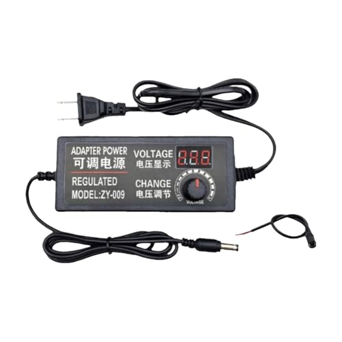 Adaptateur secteur 3-24V 4A avec affichage digital réglable pour alimentation universelle