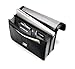 Samsonite Leather Flapover Briefcase, Black, One Size
