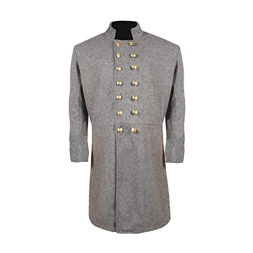 Civil War Senior Officer's Double Breasted Grey Wool Frock Coat