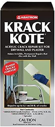 Abatron Krack Kote - Drywall and Plaster Repair Kit with Acrylic Emulsion and Polyester Mesh...