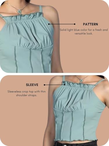Image of GRECIILOOKS Women's Regular Fit Tops | Tops for Women | Tops for Jeans for Women | Korean Tops for Women | One Piece Dress for Women | Western Tops for Women Stylish