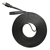 cable usb 10m male male ROBUSTO E FLESSIBILE: Presenta un diseño completamente moldeado que proporciona máxima durabilidad y una vida útil larga. La combinación de conectores chapados en oro, conductores de cobre desnudo y blindaje de aluminio y trenzado proporciona un rendimiento de cable superior y una transmisión de datos sin errores.