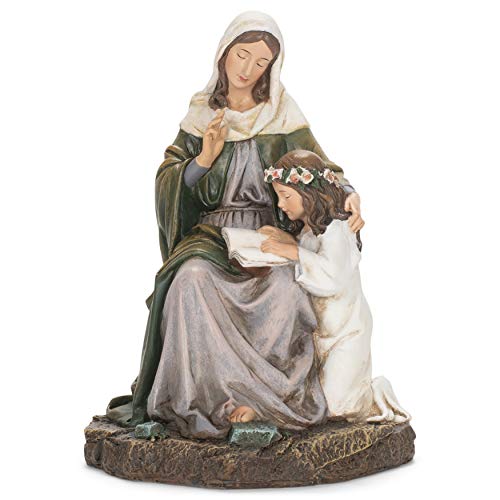 Joseph Studio Saint Anne with Mary Religious Renaissance Figurine 7"