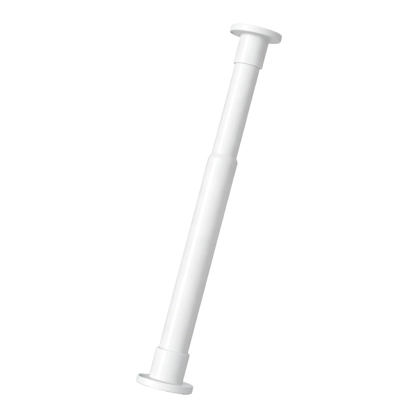 Nonslip Shower Curtain Rod, 14-86 in Tension Curtain Rod, No Drilling Stainless Steel, Heavy Duty for Bathroom Kitchen Closet(White,50-80cm/20-31in)