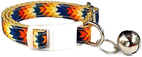 Pet Supplies, (Aztec Tribal) Cat Collar, Dog Collar, Cat Leash, Dog Leash, Cat Harness, Dog Harness, Small Dog Collar, Medium Dog Collar, Large Dog Collar (Pet Collar, XS)