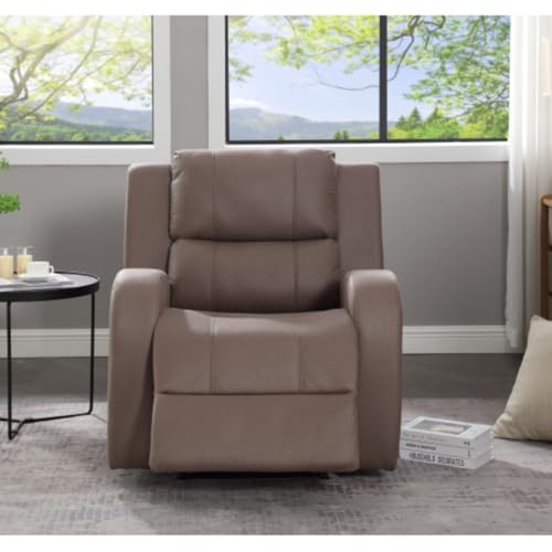 HTJSJT Faux Leather Recliner Chair