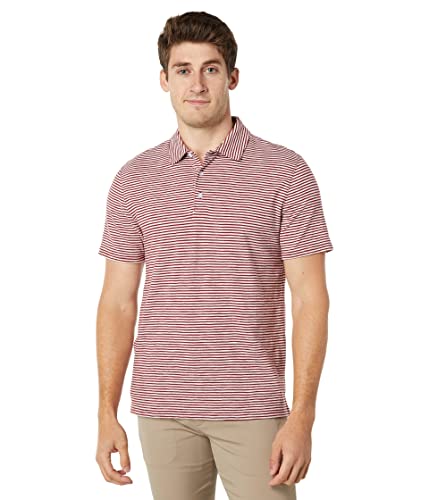 Polo Vince à rayures flammées pour homme, le t-shirt chic à manches courtes