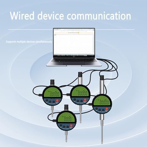 Digital Height Gauge, Electronic Height Measuring Tool, with Ceramic Measuring Table,1um Resolution, for Automated Detection