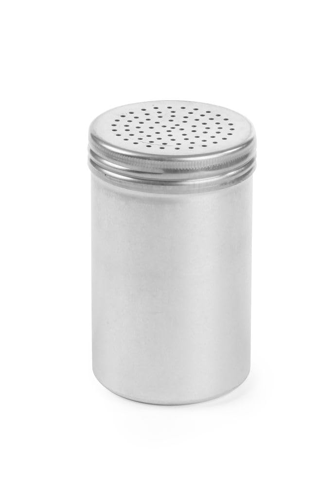 HENDI Pfefferstreuer, mit Schraubkappe, Pfeffer& Salzstreuer, ø65x(H)105mm, Aluminium (Packung mit 10)