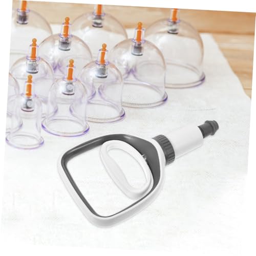 FOMIYES Manual Travel Muscle Suction Cup Massage Vacuum Pump Hand Pump Cupping Device miniatura 6