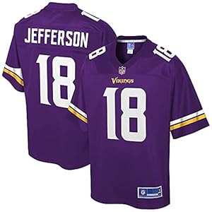 Men’s Justin Jefferson Purple Minnesota Vikings Replica Jersey