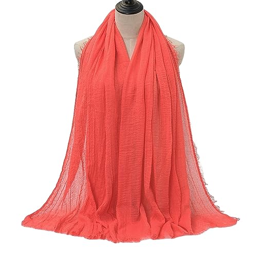 Écharpe Muslim Crinkle Légère pour Éviter les Glissements du Voile