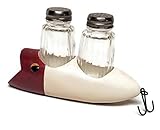 Vintage Fishing Decor Salt and Pepper Shaker Set