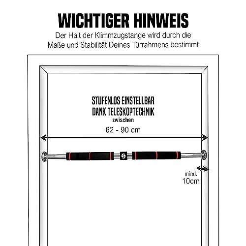 Klimmzugstange Sportastisch „Powerful“ Verstellbares Türreck