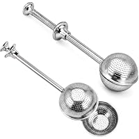 Ling Chuang 2-Piece Stainless Steel Flour Duster & Tea Infuser Set