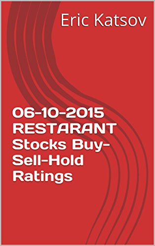 06-10-2015 RESTARANT Stocks Buy-Sell-Hold Ratings (Buy-Sell-Hold+stocks iPhone app Book 1)