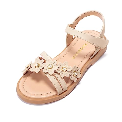 Image of PANDNAINJIA Girls Sandals Open Toe Toddler Kids Dress Summer Shoes