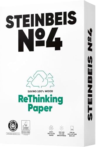 STEINBEIS No. 4 99900644 Universal Printer Copier Paper DIN A4 80 g/m² 500 Sheets White image 4