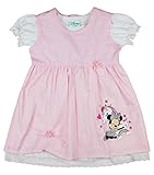 Disney - Camiseta de manga corta para niña con botones de presión, sin níquel, talla 74, 80, 86, 92, 98, 104, ideal como primer equipamiento o regalo para recién nacidos, bebés y embarazadas.