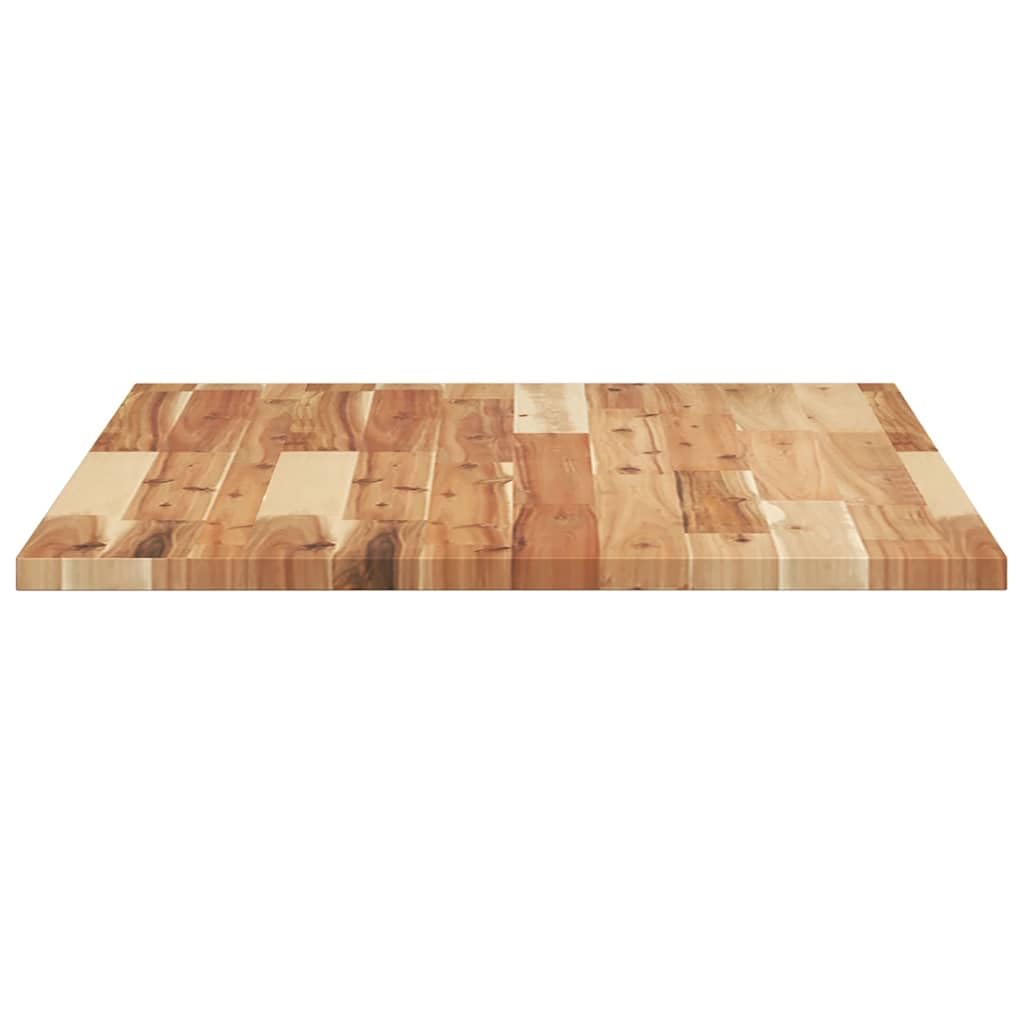 vidaXL Tablero de Mesa Rectangular Madera Maciza Acacia 80x60x2 cm