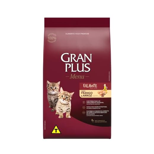 Granplus Ração Para Gatos Filhotes Gran Plus Frango E Arroz 3Kg