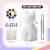 HAPMARS 2Pcs Paint Your Own Cat Lamp Kit,DIY Cat Crafts Night Light,Art Supplies Painting Kits for Kids Age 4 5 6 7 8 9 10 11 12+, Creative Birthday Easter Halloween Christmas Gifts for Girls Boys #1