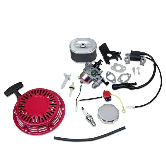 Tune Up Kit Recoil Carburetor Ignition Coil Air Filter for Honda GX120 GX160 GX200