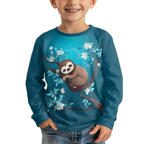 Image of Kids Long Sleeve Shirts for Girls 3-16 Year Old Cute Clothes for Teen Girls Casual Workout Tops