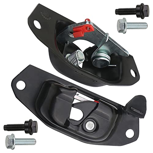 Tailgate Latch Lock w/Cable Bolts 15921948 15921949 Compatible with 1999-2007 Chevrolet Chevy Silverado/GMC Sierra 1500 2500 3500 for Rear Tail Gate Panel Side Left & Right