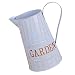 Hemoton Shabby Chic Metallkrug Blume Krug Vase Rustikale Bauernhaus Krug Vase Verzinkt Milch Dosenhalter für Wohnkultur