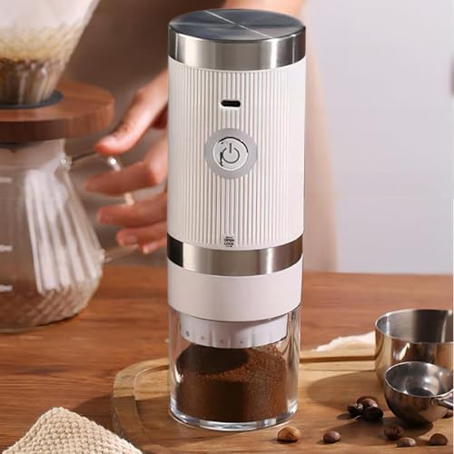 Conical Burr Coffee Grinder - USB Charging Cordless Nut Mill | Rechargeable Conical Burr Grinder, Portable Electric Espresso Machine for Home and Travel Use - Image 7