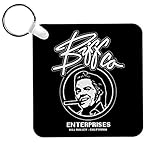 future enterprises pte ltd 5 x 5 cm Schlüsselring Cloud City 7 Back to The Future Biff Co Enterprises Keyring