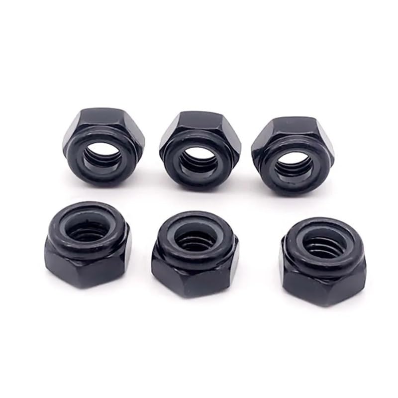 Écrou de sécurité M10 nylstop écrou hexagonal autobloquant acier inoxydable - 3